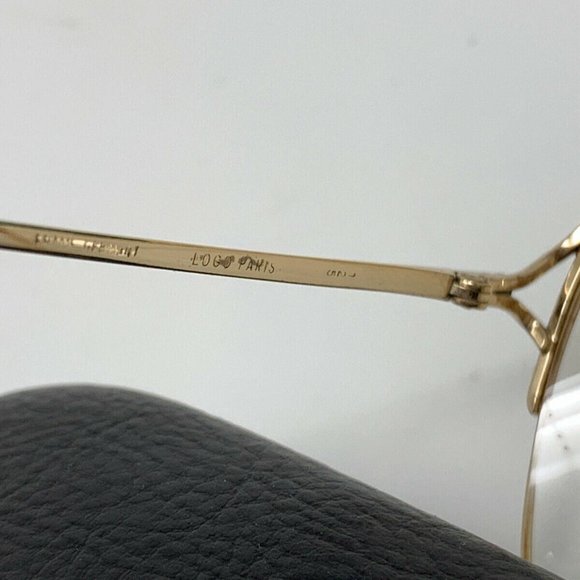Logo Paris 12 644 000 Vintage Gold EYEGLASSES FRAMES 54 [] 15 125 Germany - Picture 15 of 16